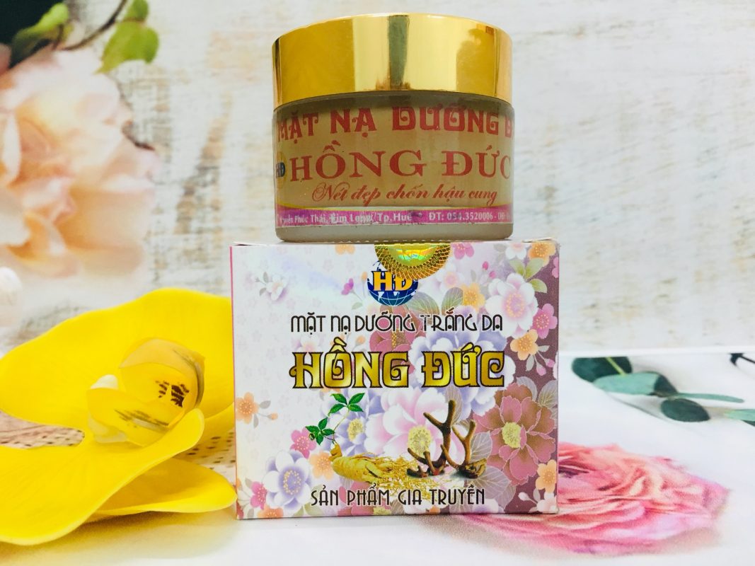 mặt nạ dưỡng da cao cấp hồng đức